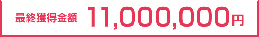 最終獲得金額 24,000,000円